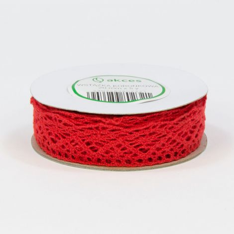 Wstążka koronkowa Akces Ecru, 5y x 20mm